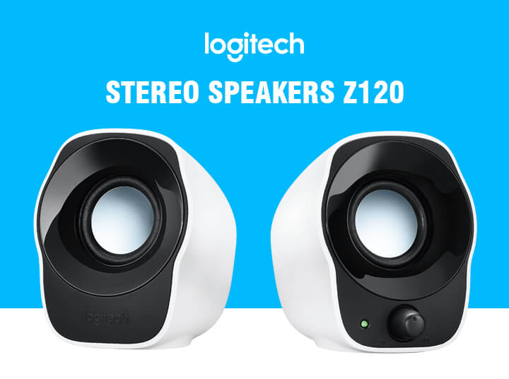 Caixa de Som Logitech Z120 1.2W RMS Estéreo USB
